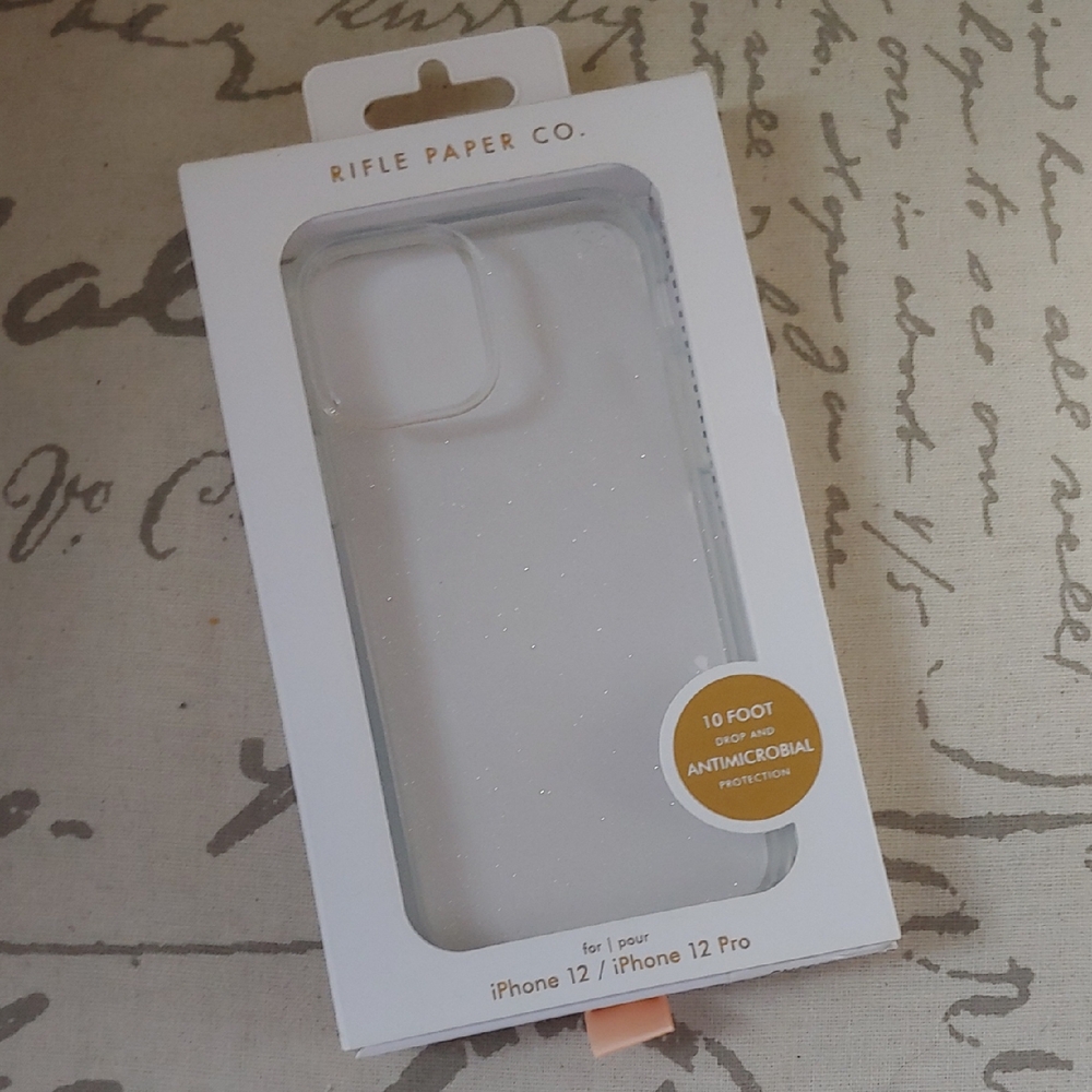 Rifle Paper Co. Glitter iPhone 12/12 Pro Case